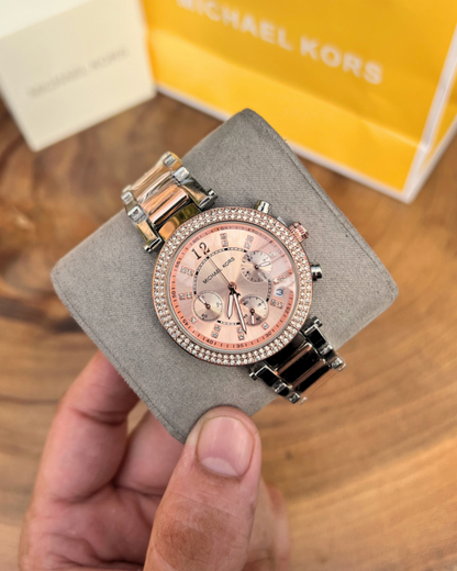 Michael_Kors Parker 2Ton-Copper-Pink