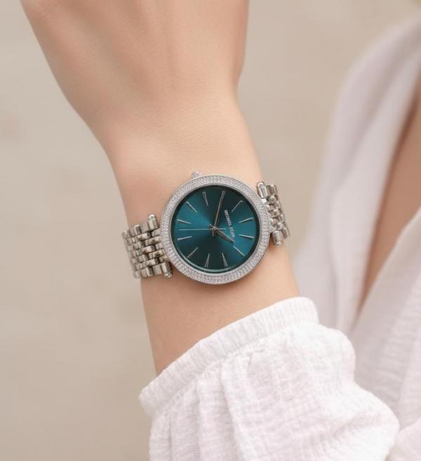 Michael_Kors Darci Silver-Green