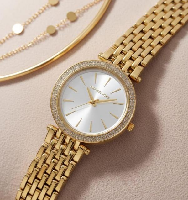 Michael_Kors Darci Gold-White