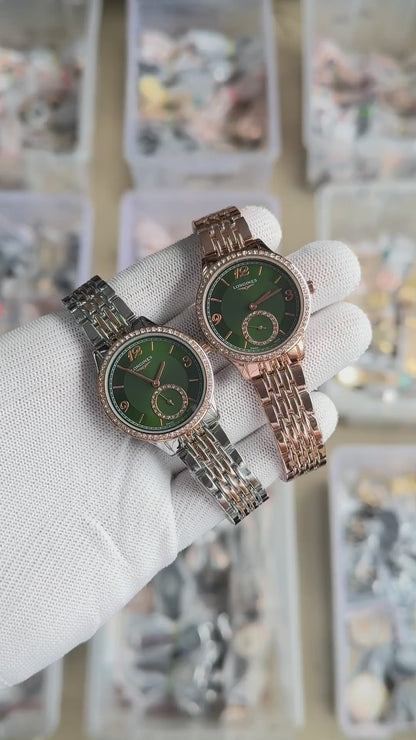 Longine_s Heritage Classic Copper-Green